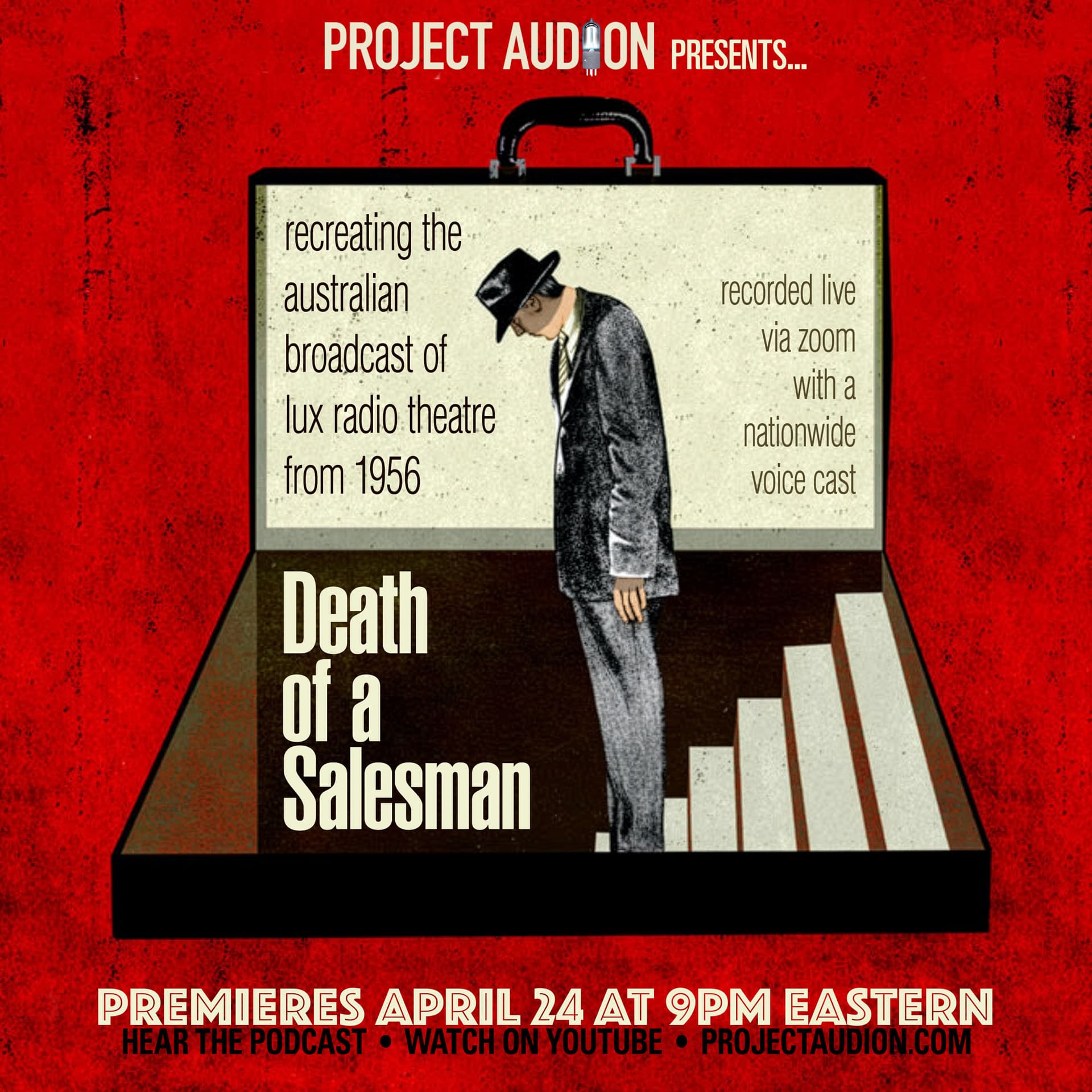 PROJECT AUDION 80 – Death of a Salesman - Moonlight Audio Theatre cover
