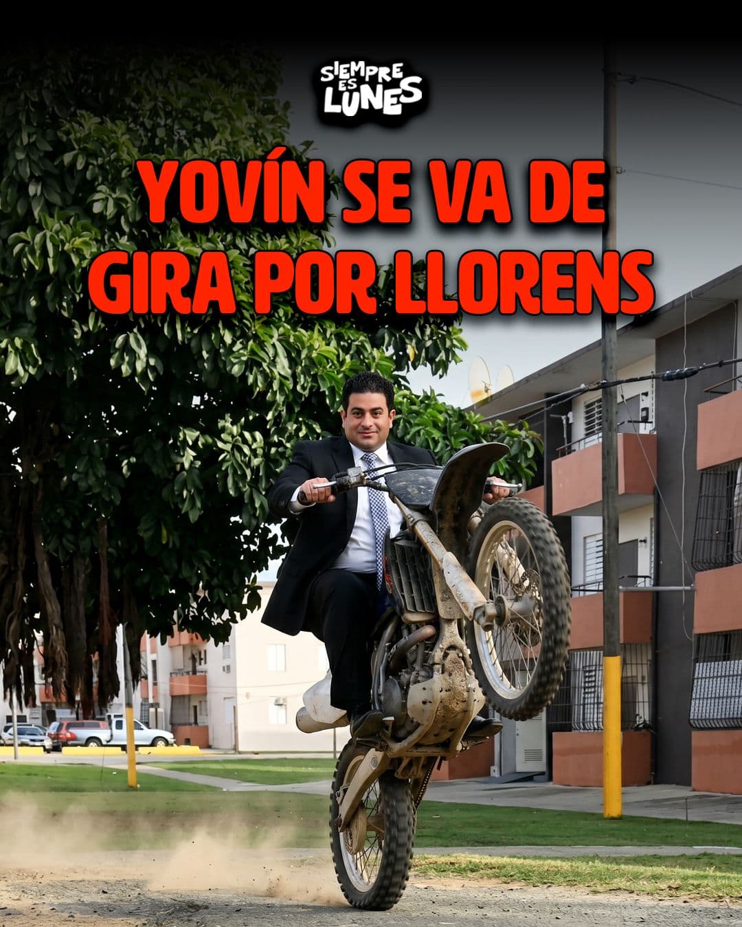 Yovín se va de gira por Llorens - Siempre es Lunes cover
