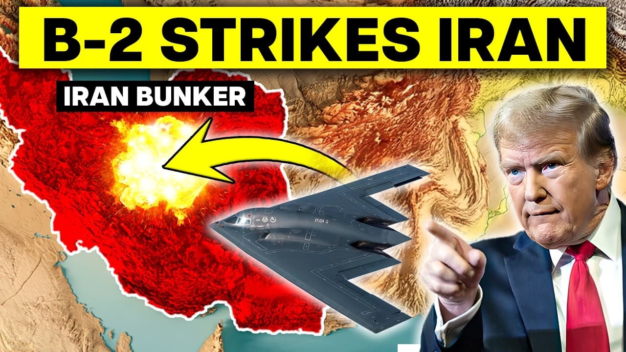 US B-2 Bomber Drops 2,000lb Bunker Buster on Iran - Business Basics cover