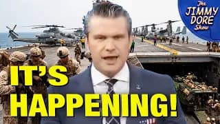 Breaking: U.S. Prepping DISASTROUS Ground Invasion! Iran Says "We're Waiting! - The Jimmy Dore Show cover