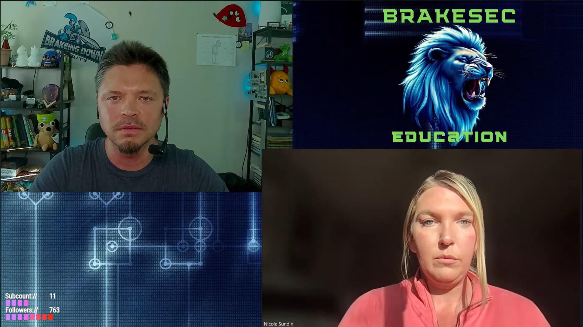 Nicole Sundin - CPO at Axio - SEC compliance, usable security, setting up risk mgmt programs - BrakeSec Education Podcast cover