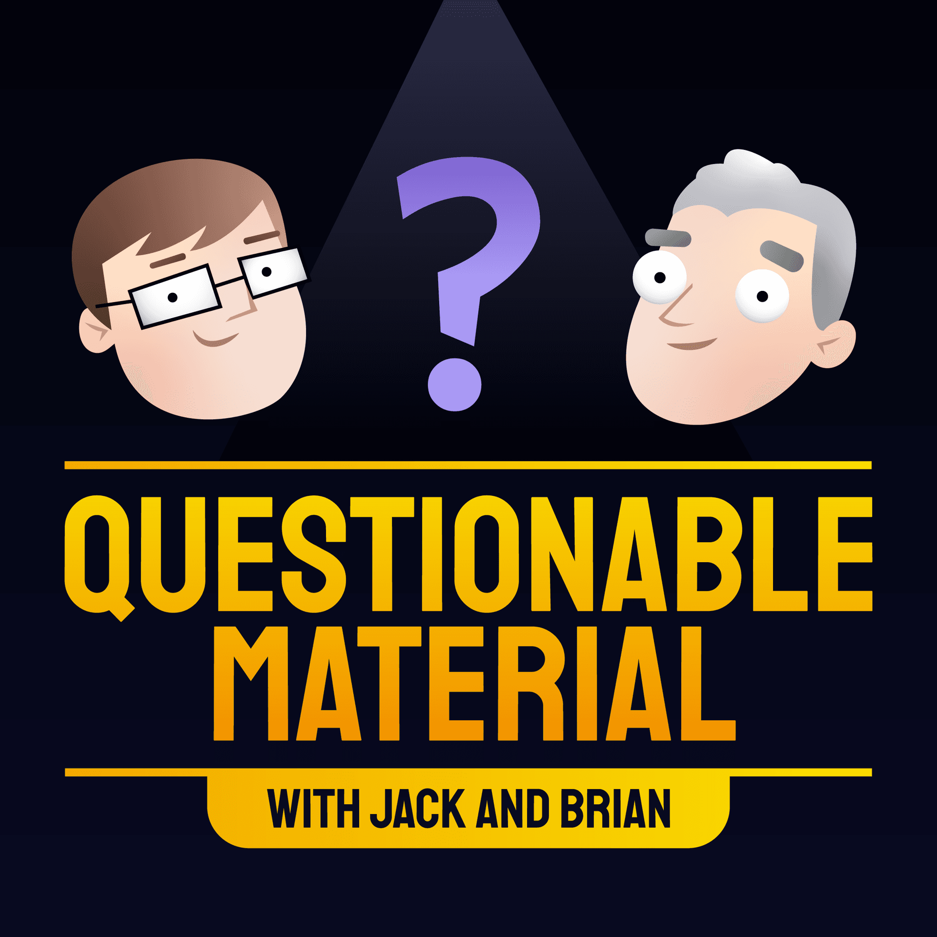 Questionable Material with Jack & Brian cover