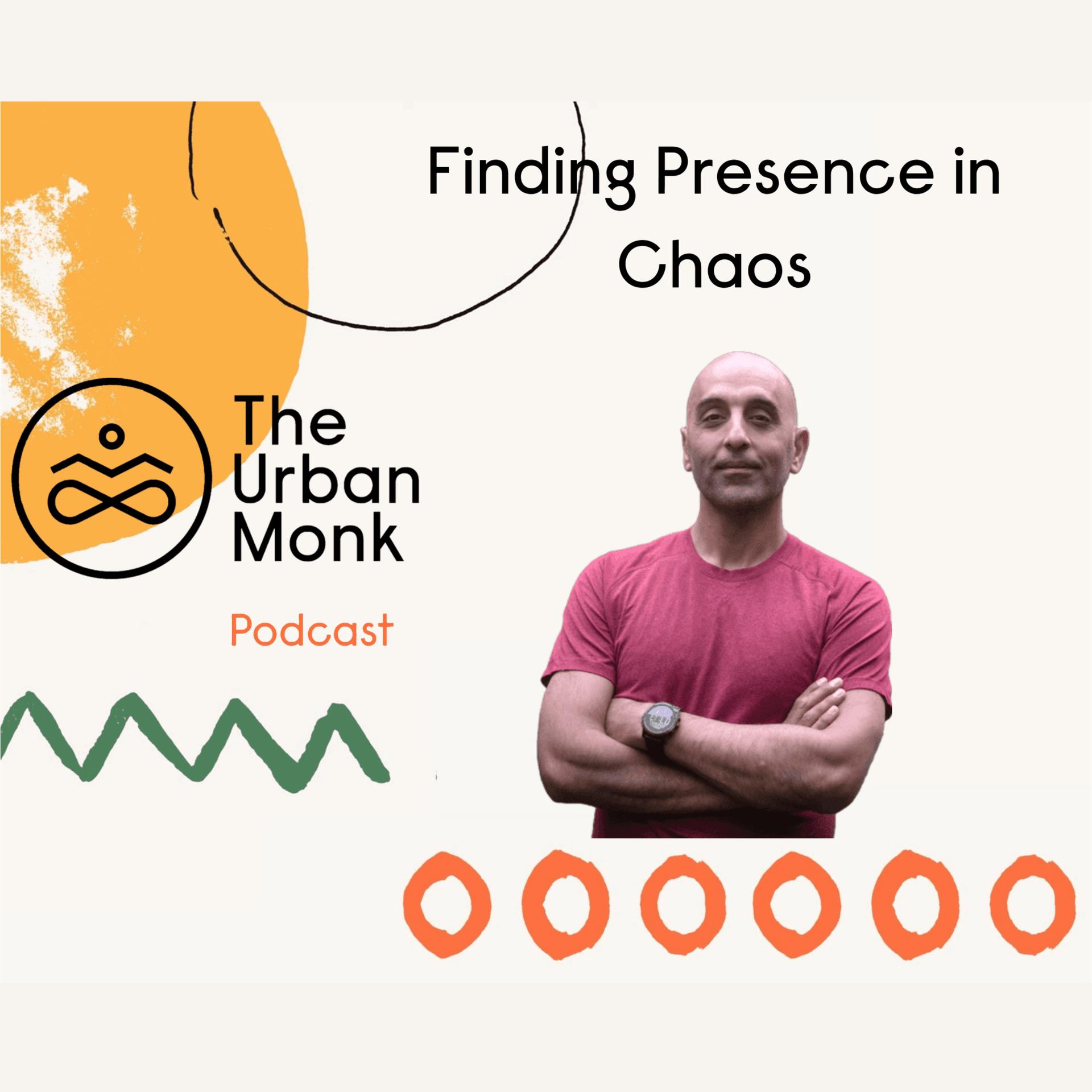 Finding Presence When the World Feels Overwhelming - The Urban Monk podcast with Dr. Pedram Shojai cover
