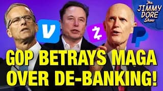 Senate Votes To ALLOW Debanking Over “Misinformation” & “Hate”! - The Jimmy Dore Show cover