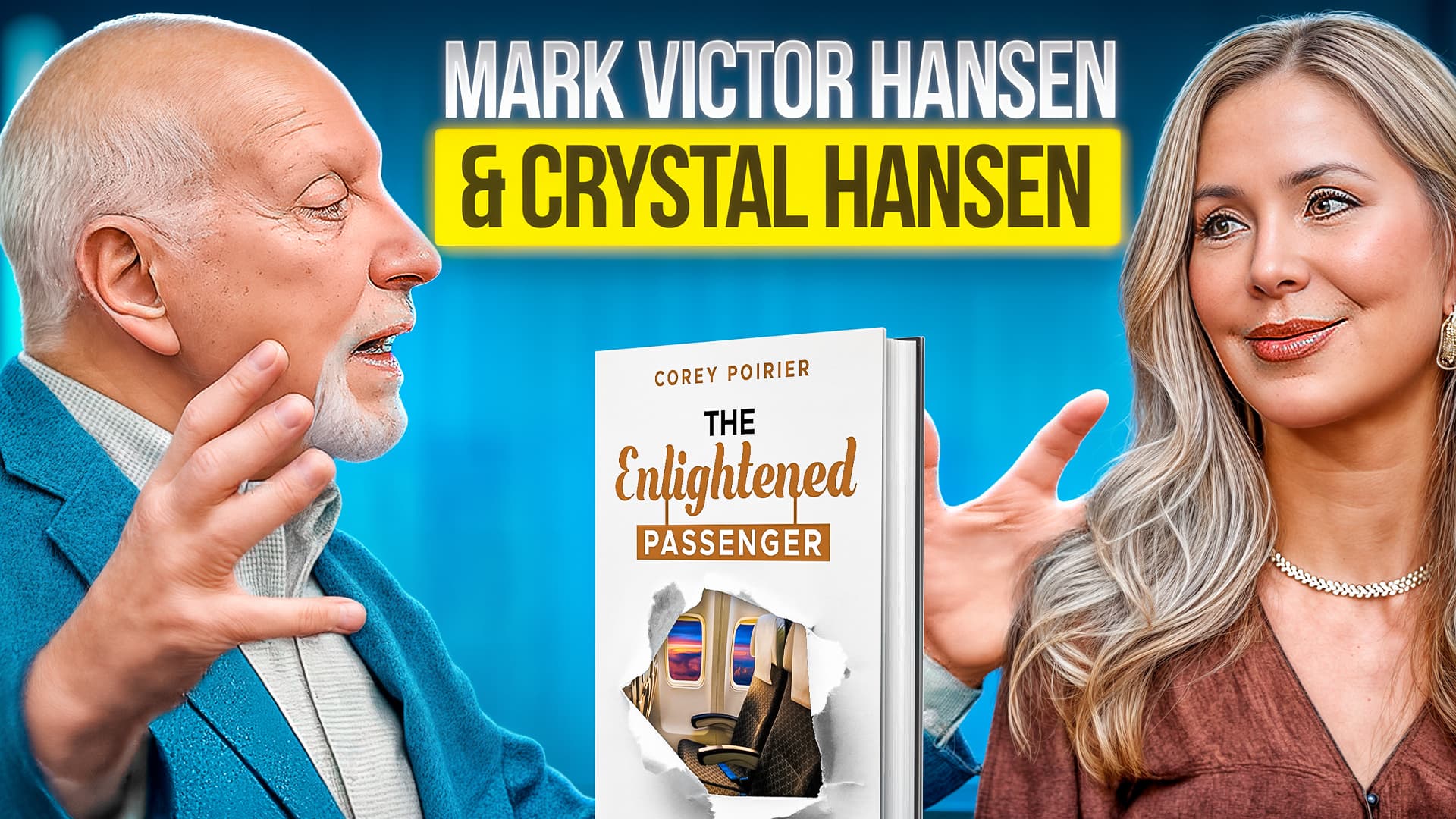 Mark Victor Hansen and Crystal Hansen - on selling 600+ million books and ASKING! - The Enlightened Passenger cover