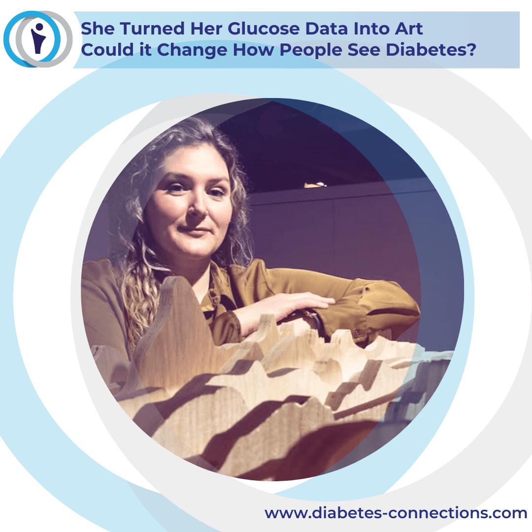 She Turned Her Glucose Data Into Art. Could it Change How People See Diabetes? - Diabetes Connections | Type 1 Diabetes cover