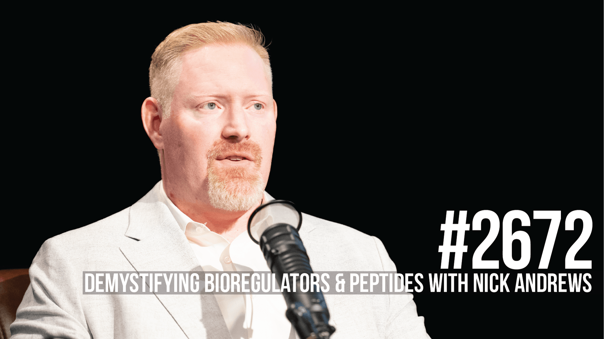 2672: Demystifying Bioregulators & Peptides With Nick Andrews - Mind Pump: Raw Fitness Truth cover