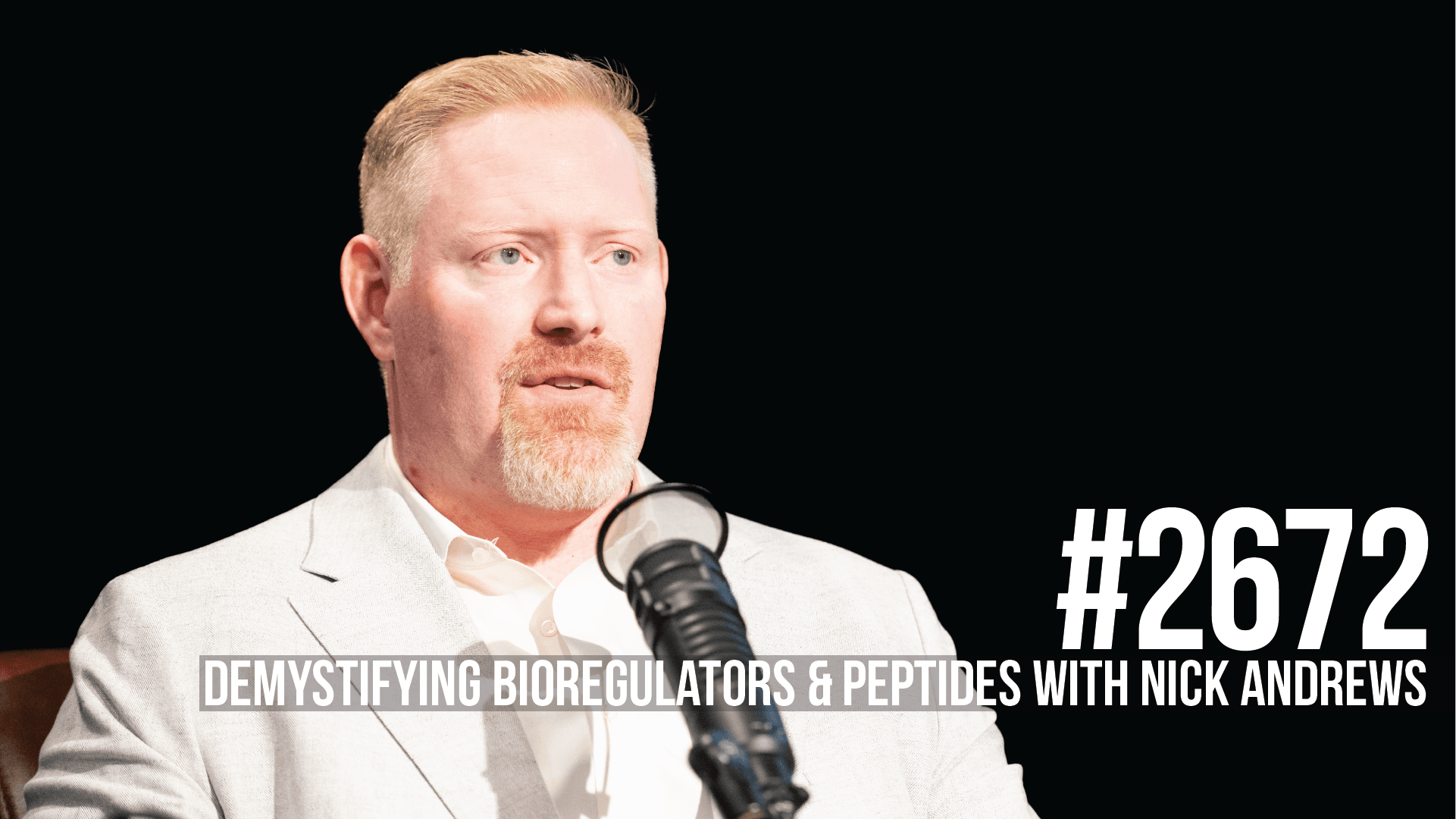 2672: Demystifying Bioregulators & Peptides With Nick Andrews - Mind Pump: Raw Fitness Truth cover