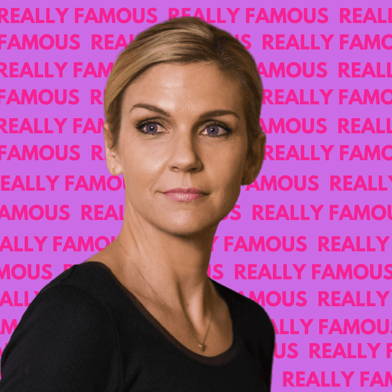 Rhea Seehorn. - Really Famous with Kara Mayer Robinson cover