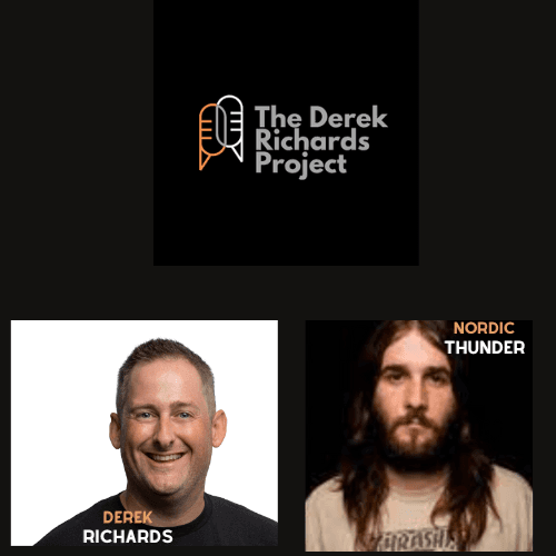 How to Promote Peace Through Air Guitar FT. Justin Howard (aka Nordic Thunder) - DRP007 - The Derek Richards Project cover