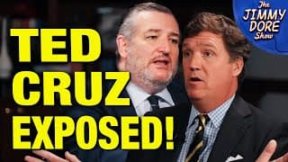 Tucker DESTROYS Know-Nothing Ted Cruz Over Iran! - The Jimmy Dore Show cover