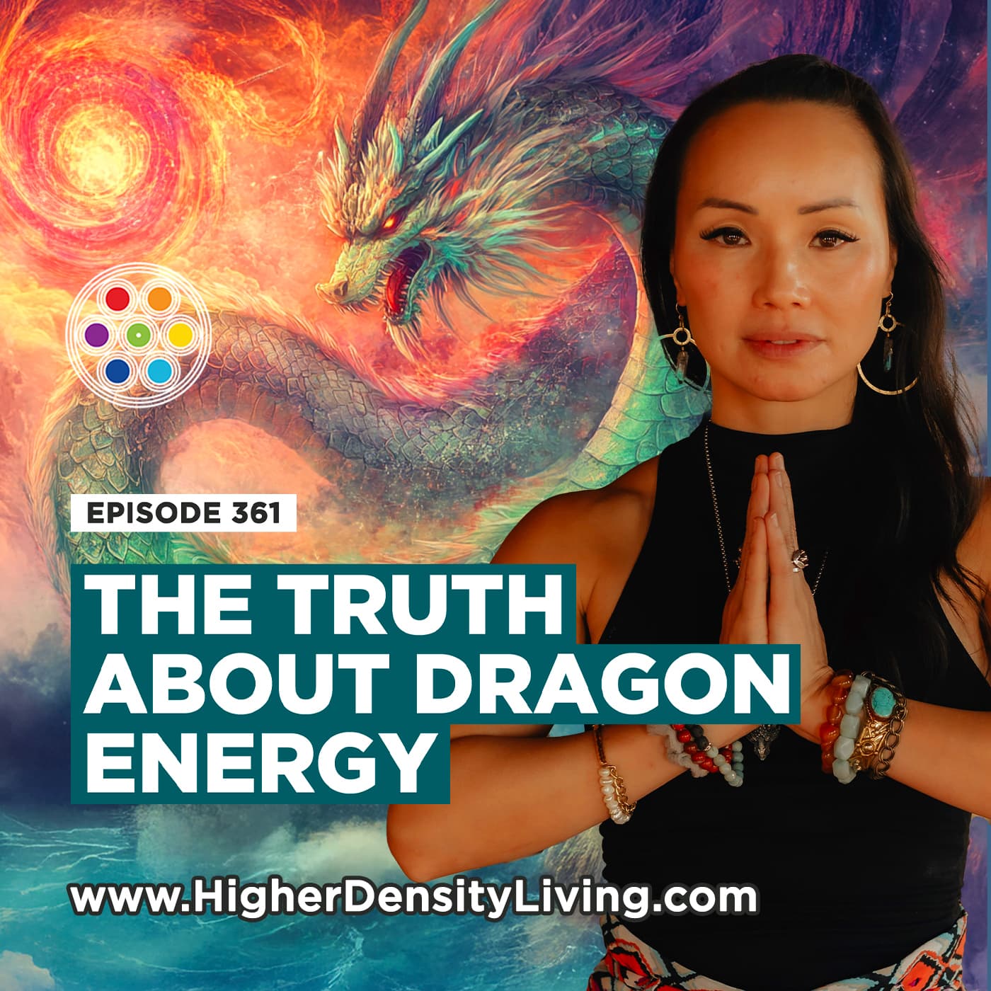 Dragons Are REAL: This Woman Channels Them & It Will Blow Your Mind! - Higher Density Living Podcast cover