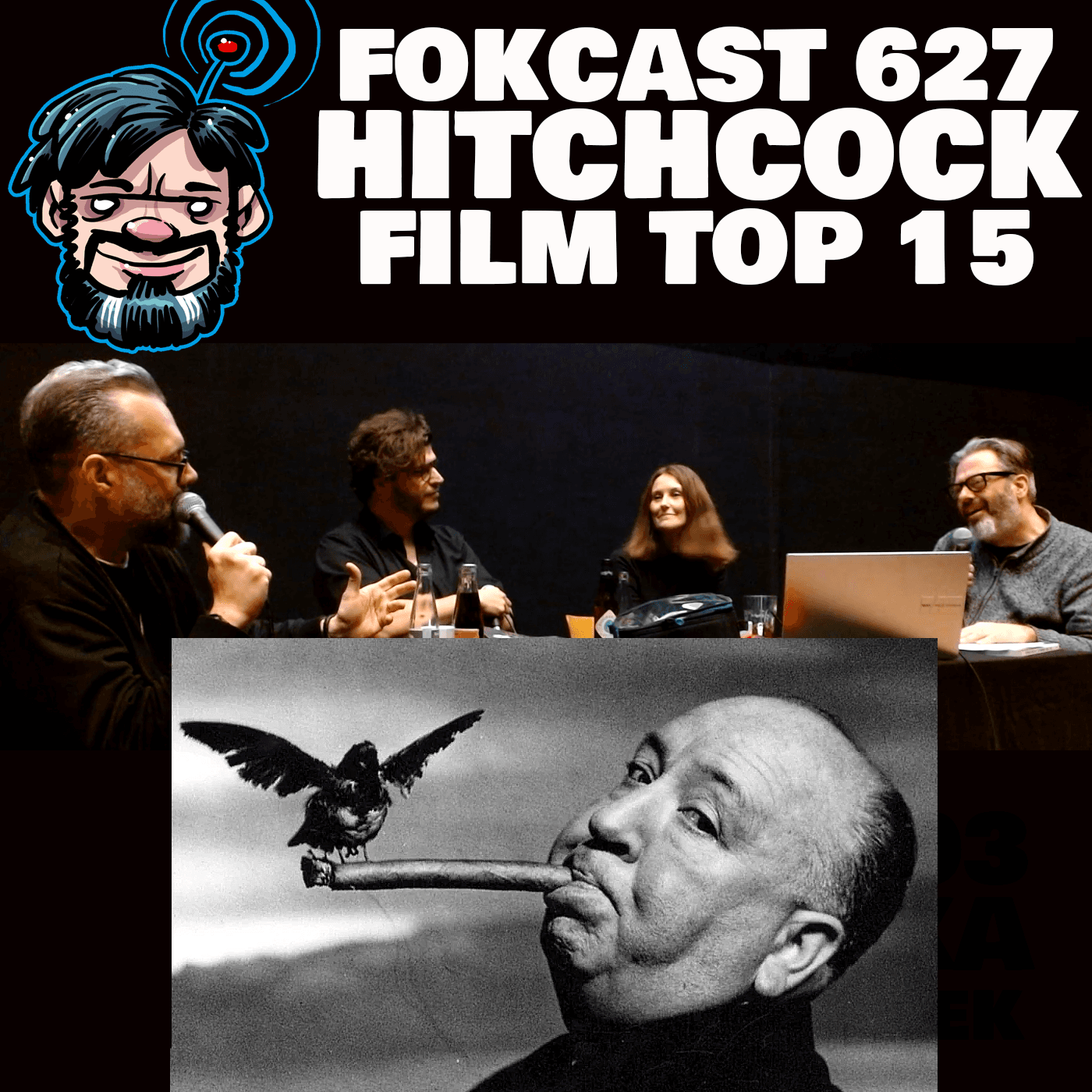 FOKCAST 627: LIVE: De Hitchcock Top 15 met Alex, Vanessa en Jonas. - FOKCAST cover