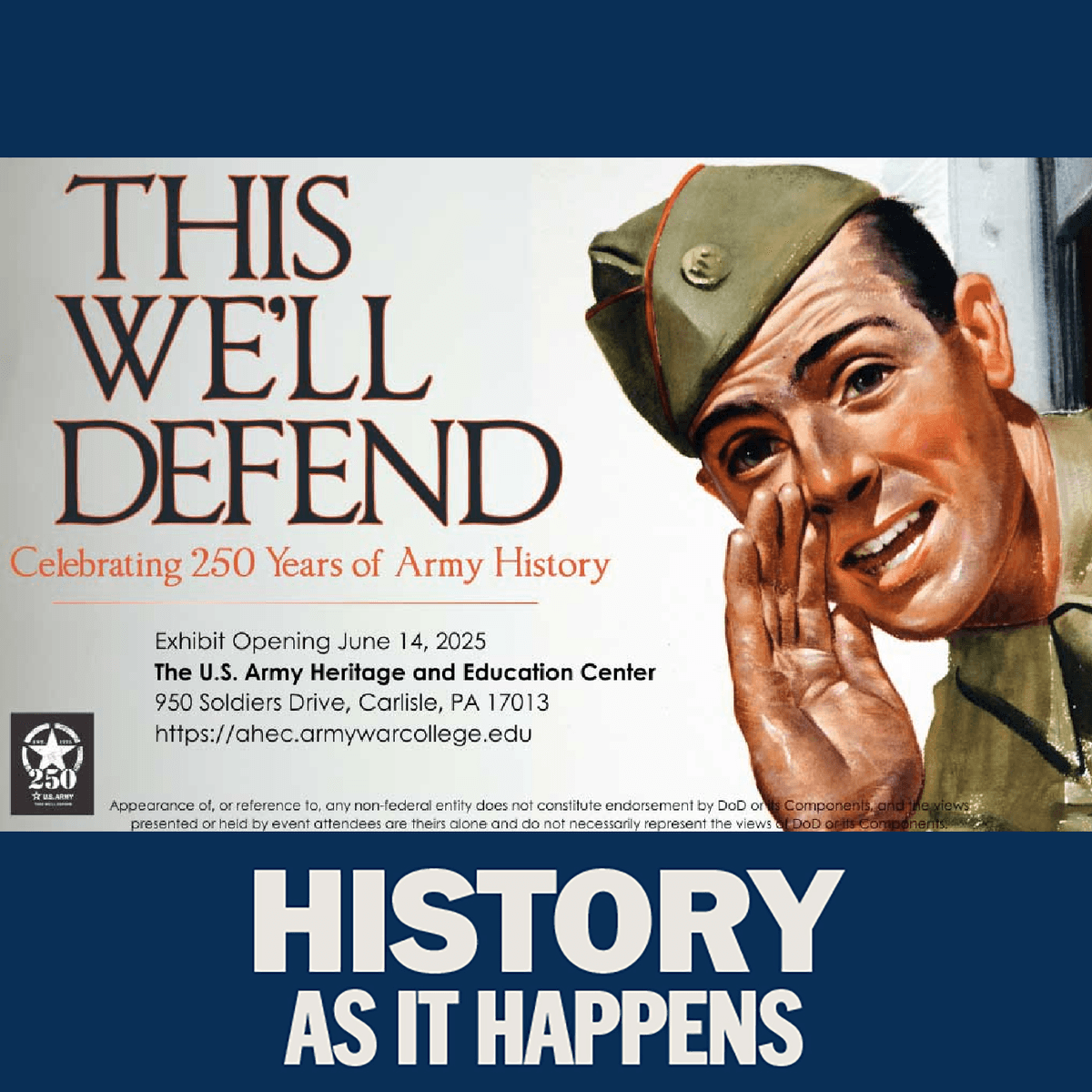 HAIH at the U.S. Army War College, Part 1 - History As It Happens cover