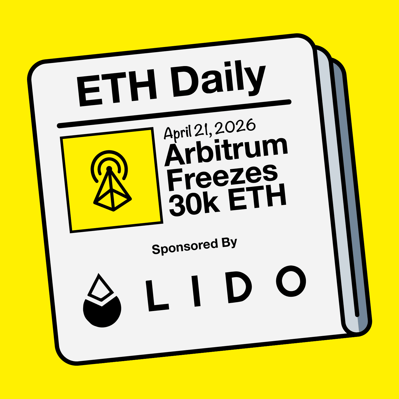 Arbitrum Freezes 30,766 ETH From KelpDAO Exploiter - ETH Daily - Ethereum News Briefing cover