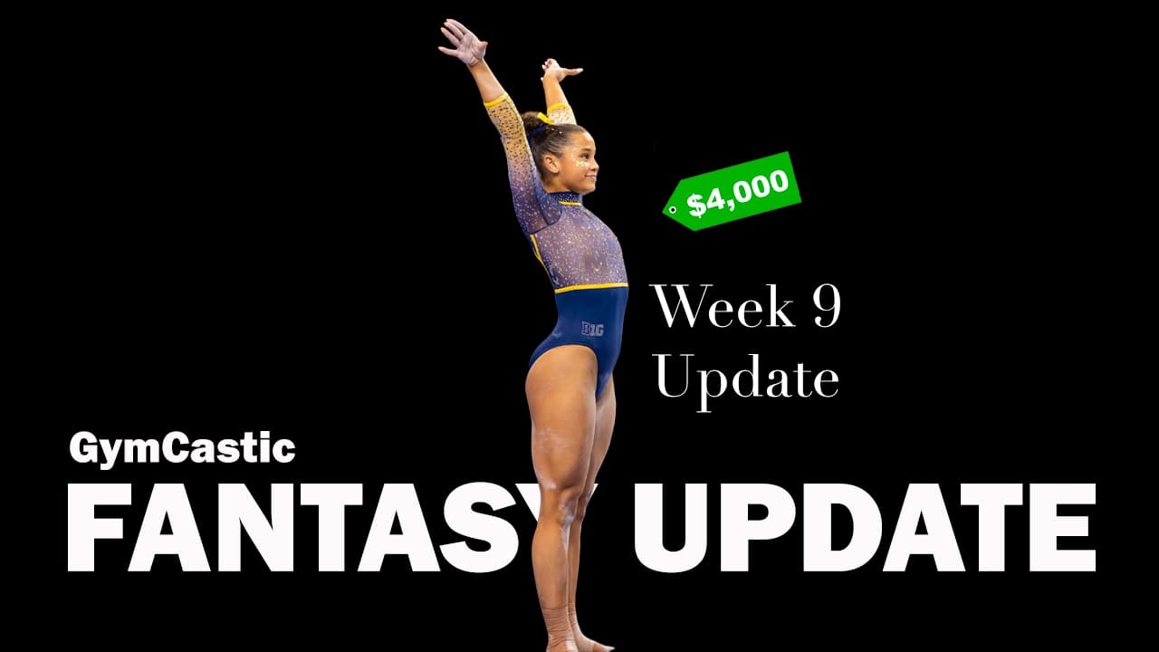 2026 Fantasy Gymnastics Update - NCAA Week 9 - GymCastic: The Gymnastics Podcast cover