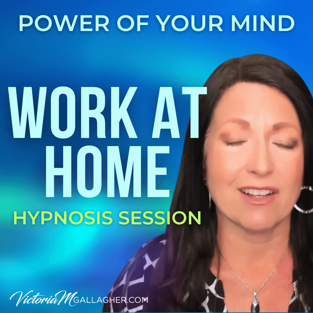 #483 Work At Home Hypnosis Session, - Tap into The Power of Your Mind using Law of Attraction and Hypnosis Techniques cover