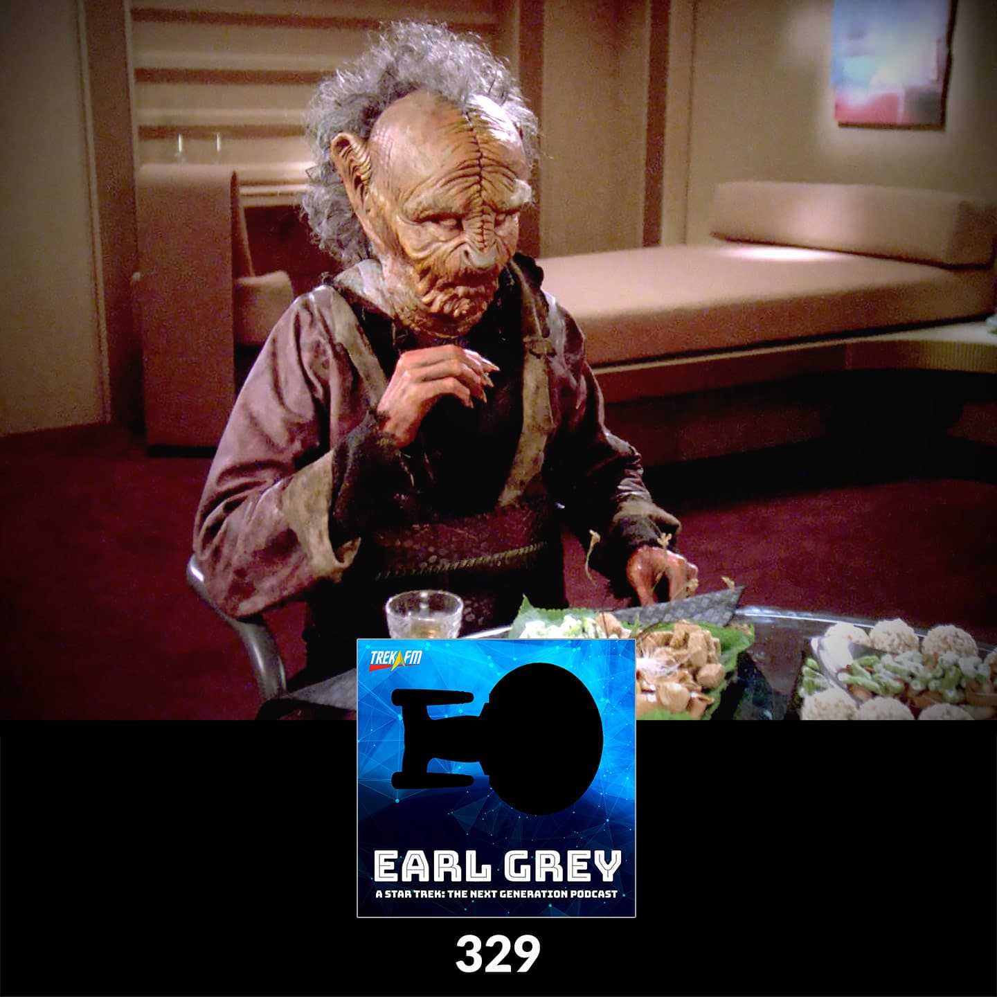 329: A Garlic Waffle a Day Keeps the Hiccups Away - Earl Grey: A Star Trek The Next Generation Podcast cover