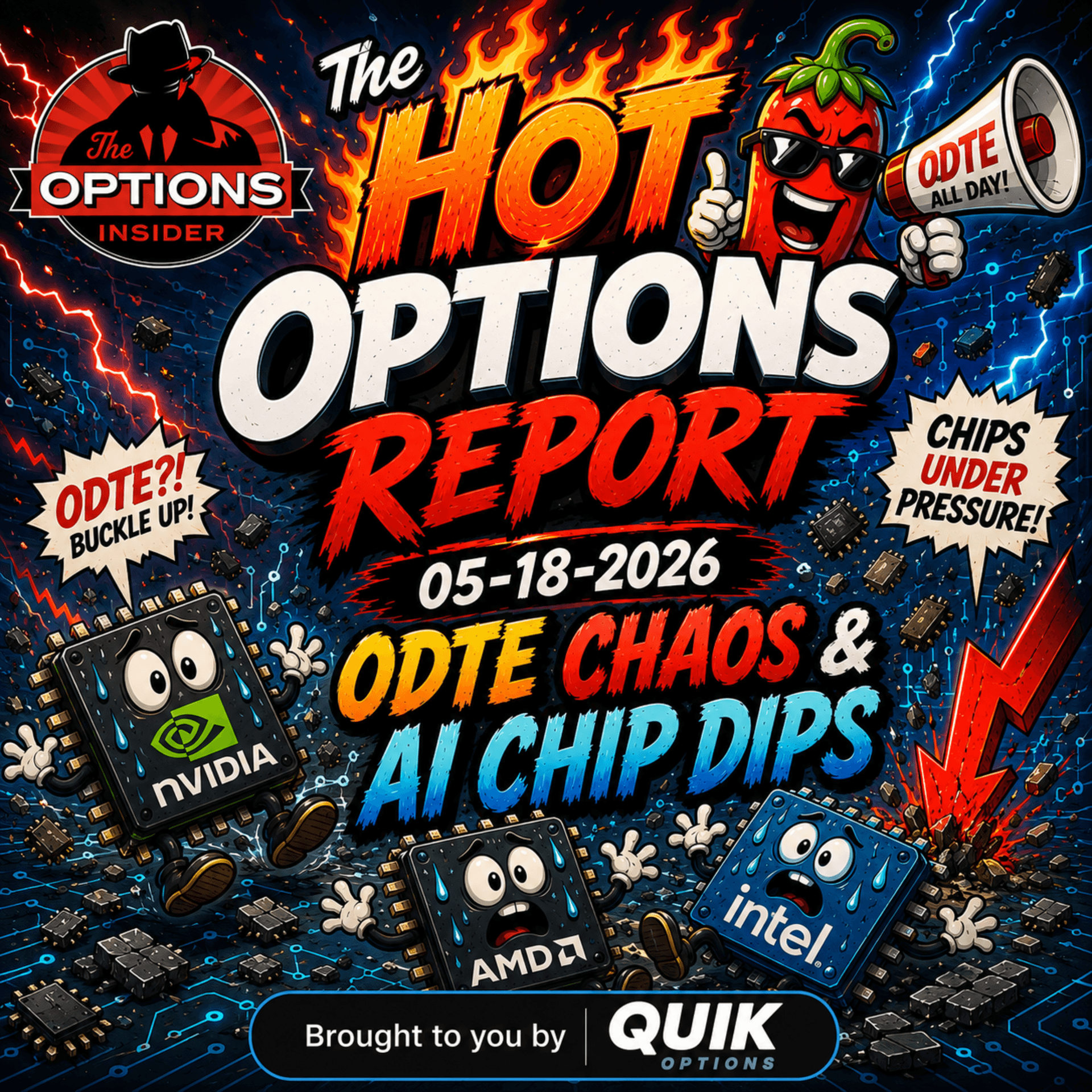 The Hot Options Report: 05-18-2026 — The Options Insider Radio Network cover