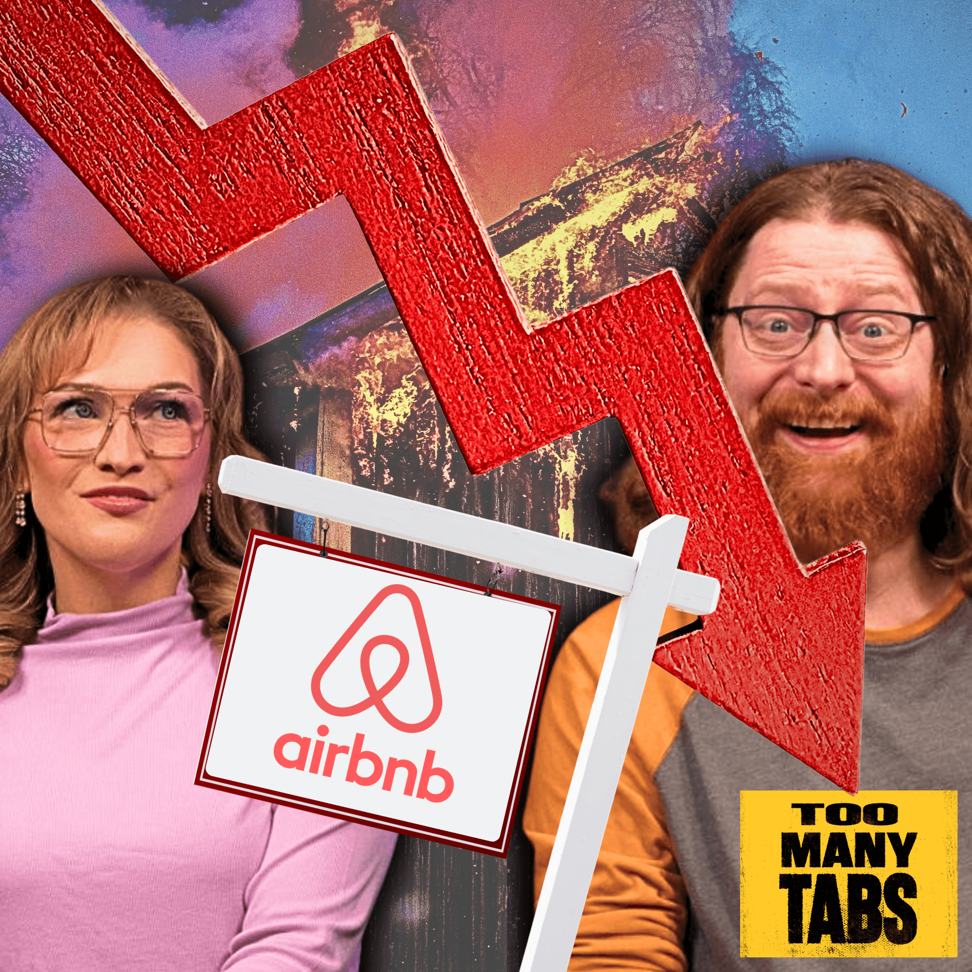 The Rise and Fall of AIRBNB | TMT 172 — Too Many Tabs with Pearlmania500 cover