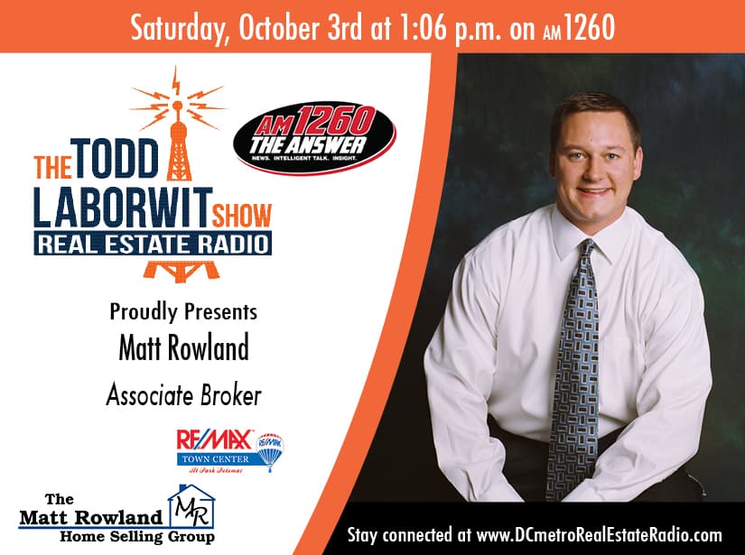 Matt Rowland-Associate Broker, REMAX Realty - Inspire My Life with Todd LaBorwit cover