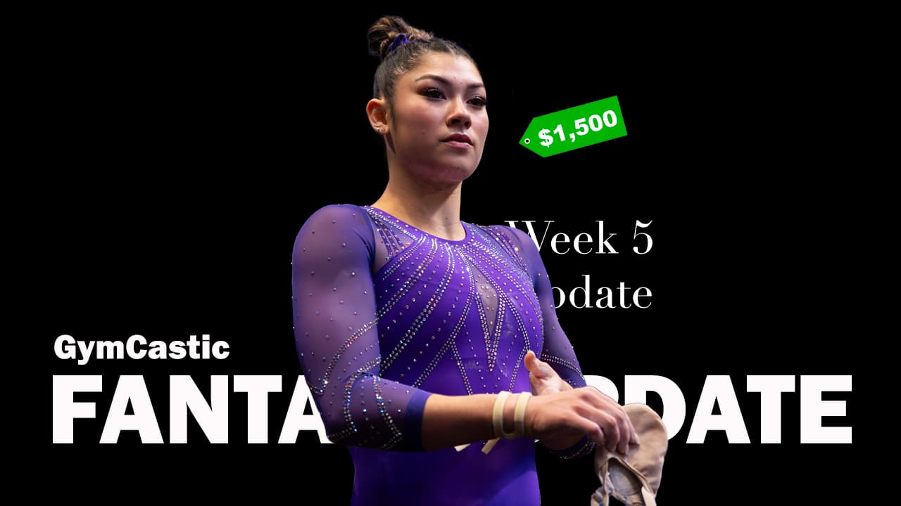 2026 Fantasy Gymnastics Update - NCAA Week 5 - GymCastic: The Gymnastics Podcast cover