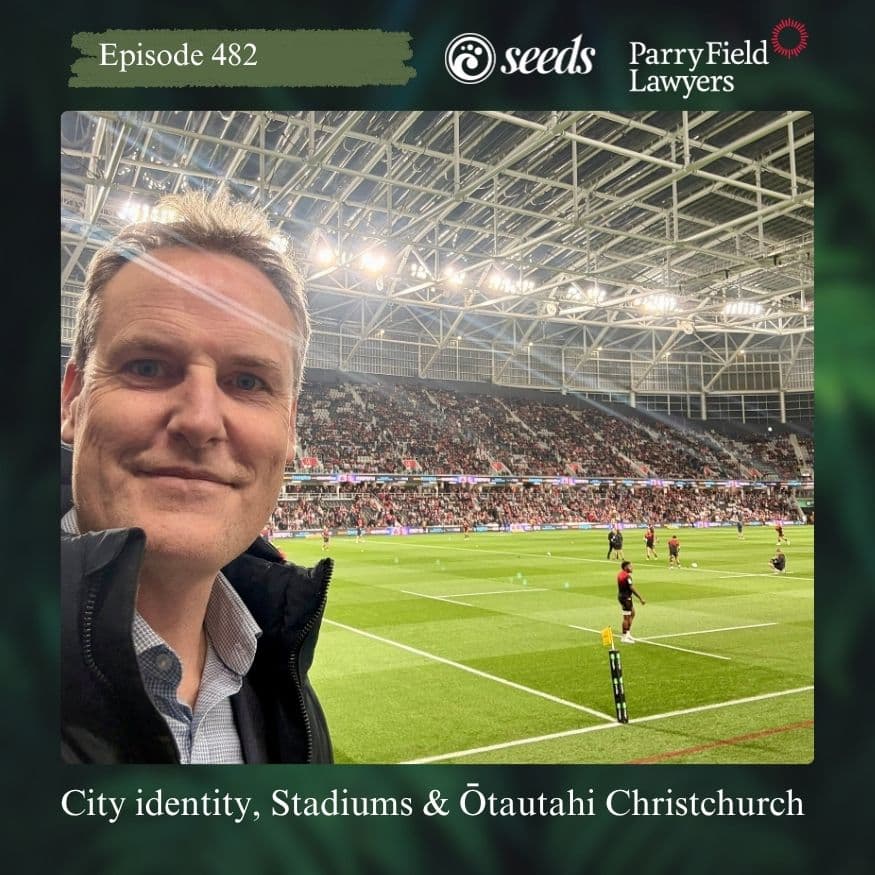 City identity, Stadiums & Ōtautahi Christchurch — Seeds cover