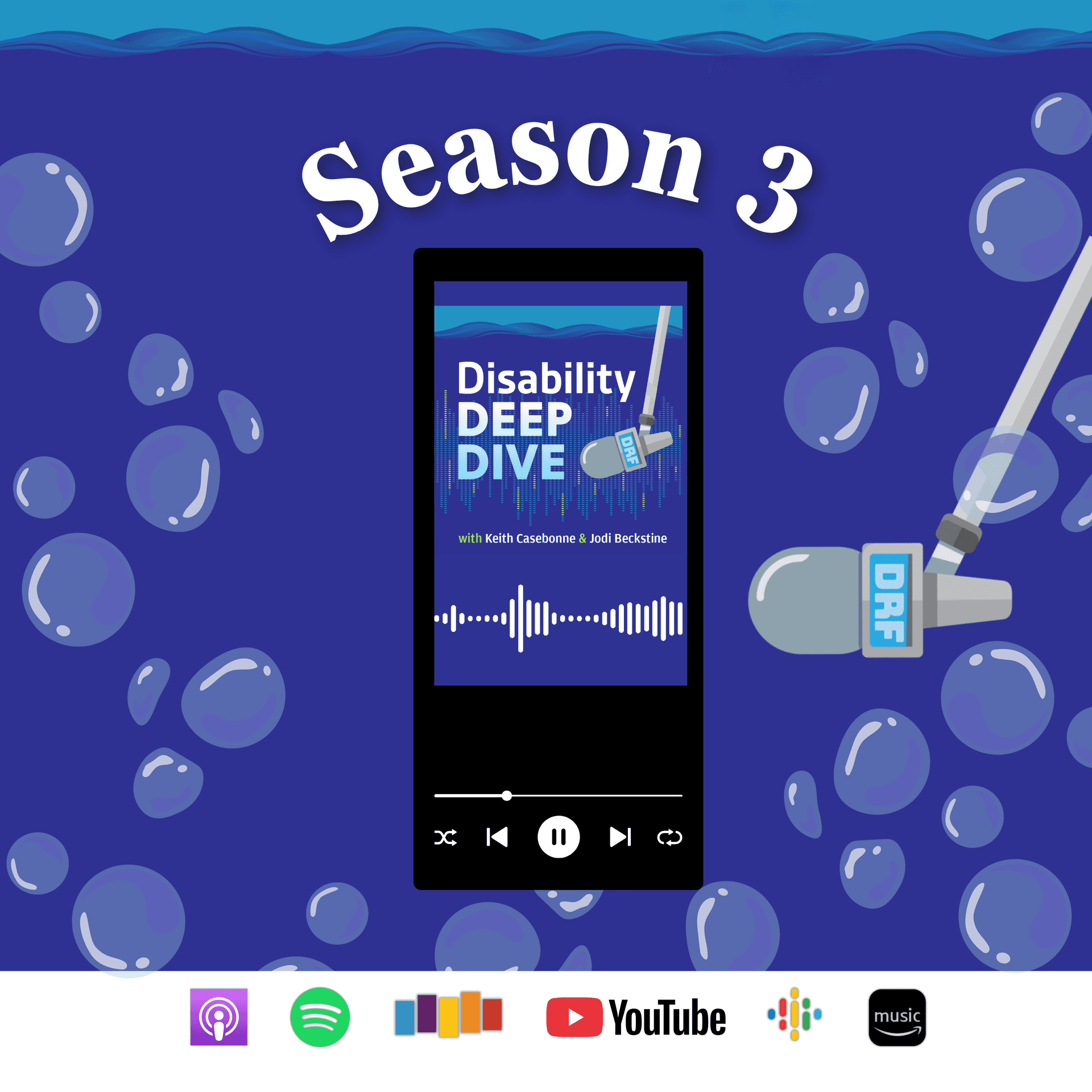 Disability Deep Dive — New Podcasts - trailers for new and noteworthy shows cover