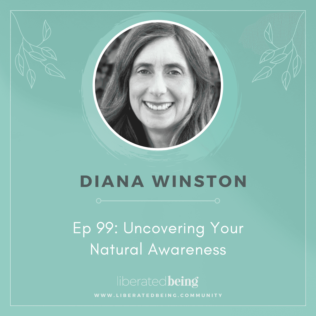 Ep 99: Uncovering Your Natural Awareness with Diana Winston - Liberated Being cover
