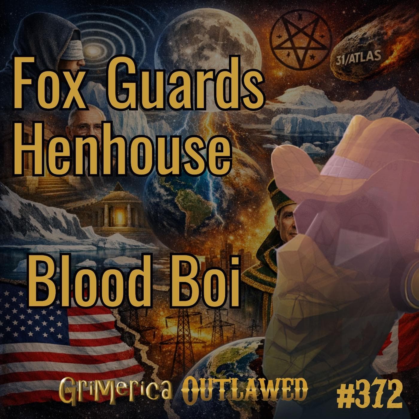 #372 - Fox Guards Henhouse | Blood Boi - Grimerica Outlawed cover