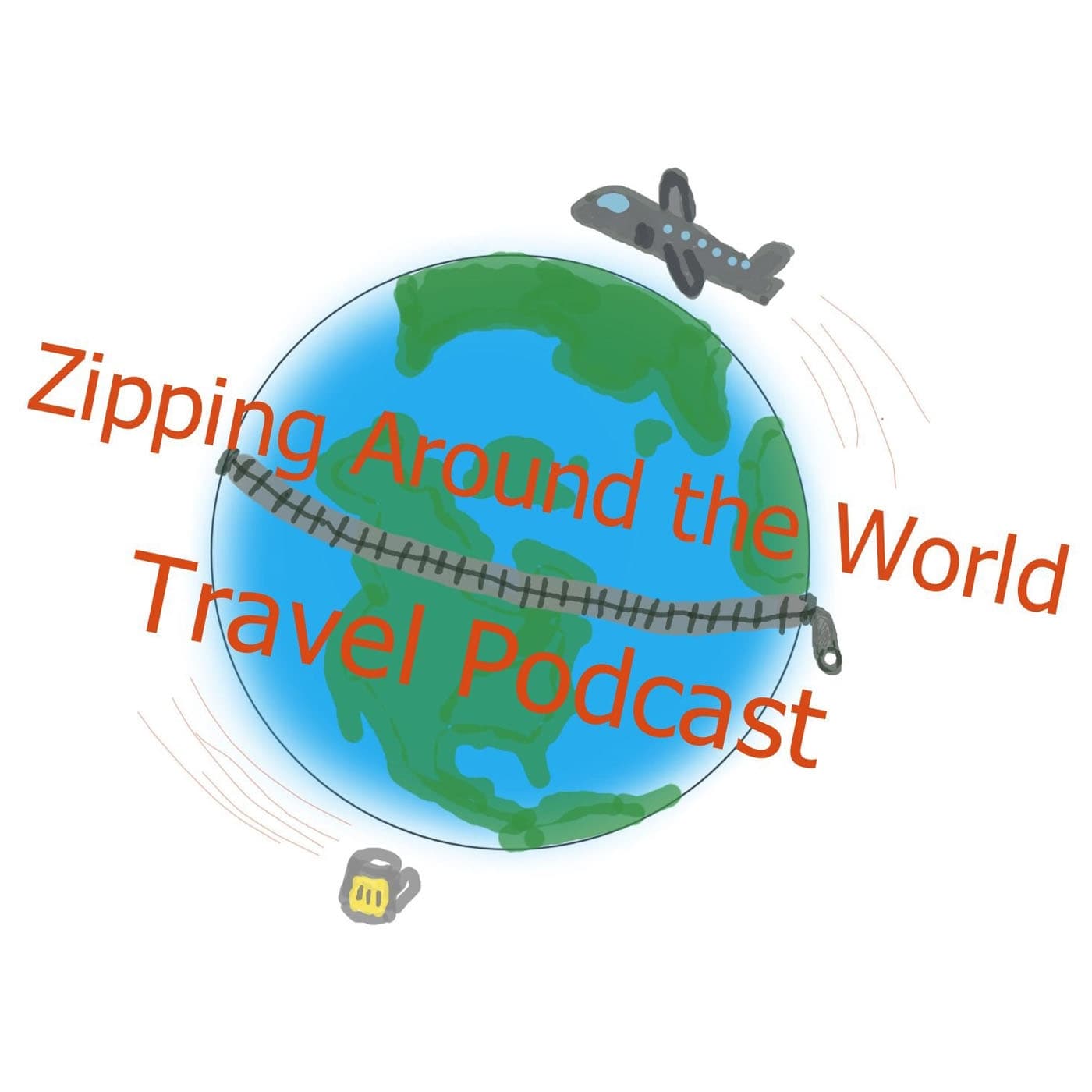 Zipping Around The World Travel Podcast cover