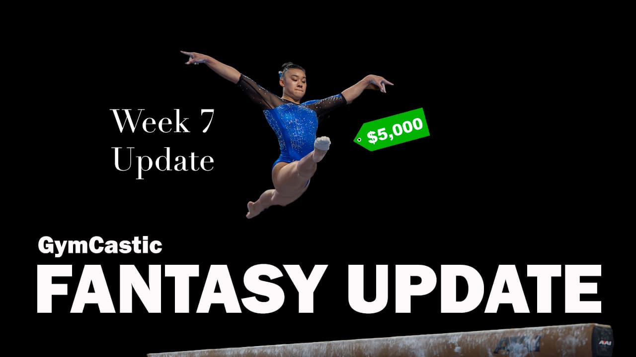 Fantasy Gymnastics Update - NCAA Week 7 - GymCastic: The Gymnastics Podcast cover