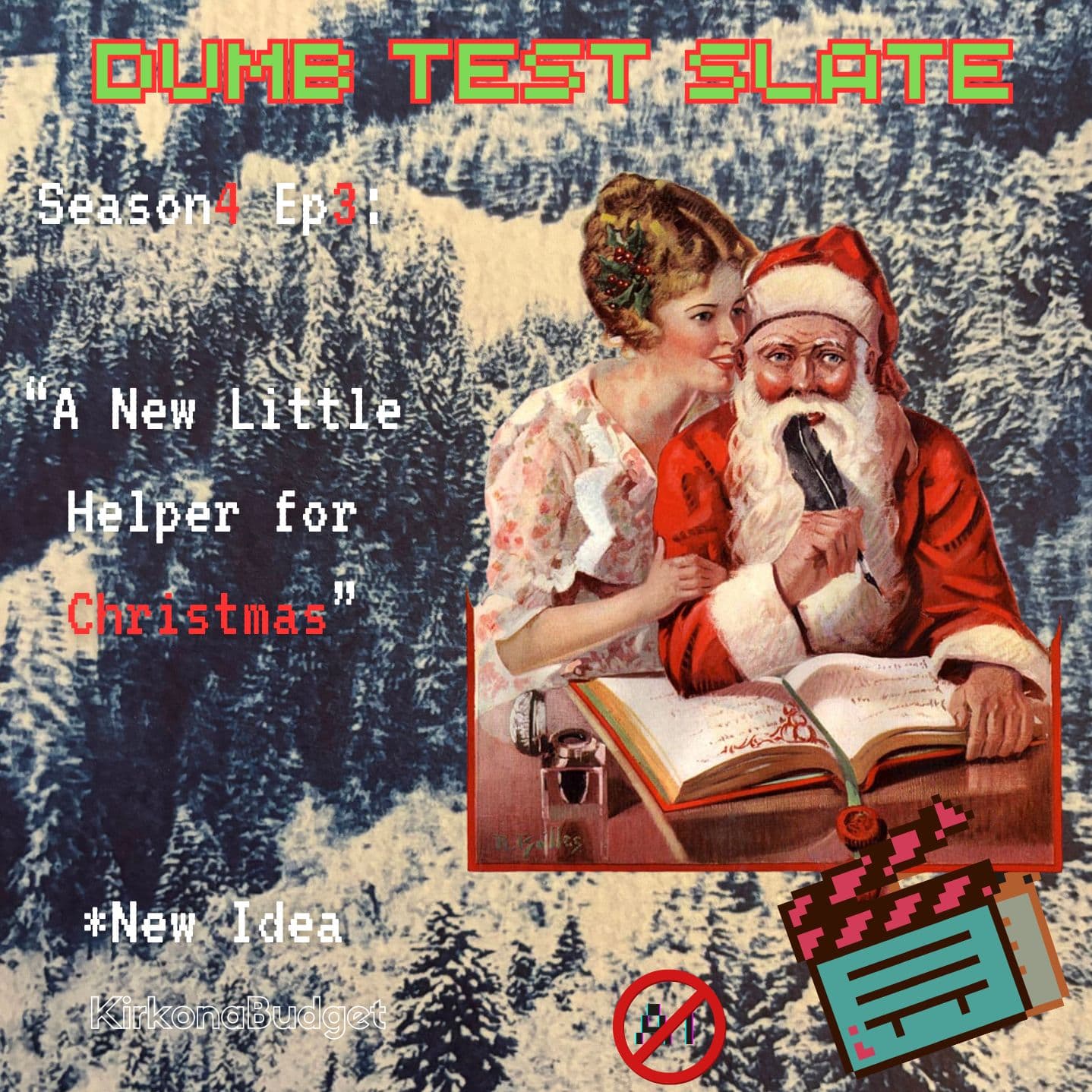 A New Little Helper for Christmas - Dumb Test Slate cover