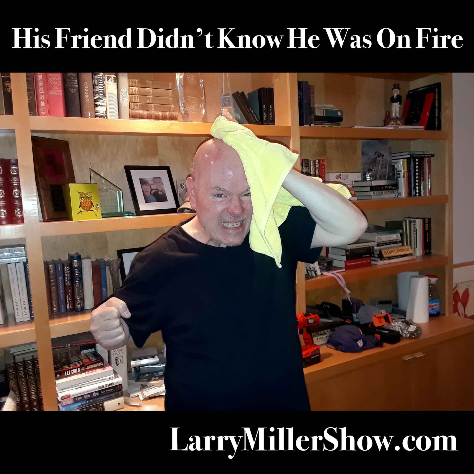 His Friend Didn't Know He Was On Fire (rebroadcast) - Larry Miller Show cover