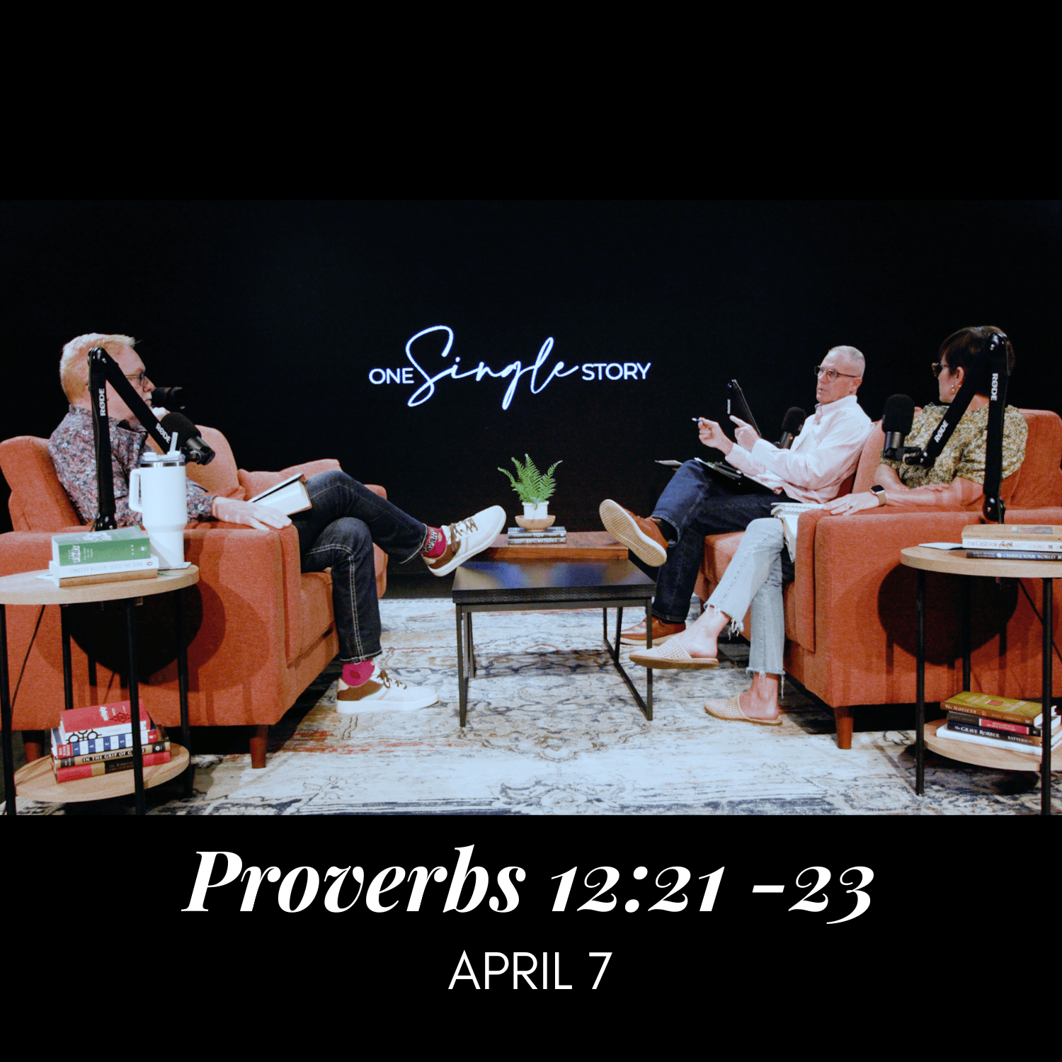 Wisdom, Words, and What We Reveal - Proverbs 12:21-23 | April 7, 2026 - One Single Story cover