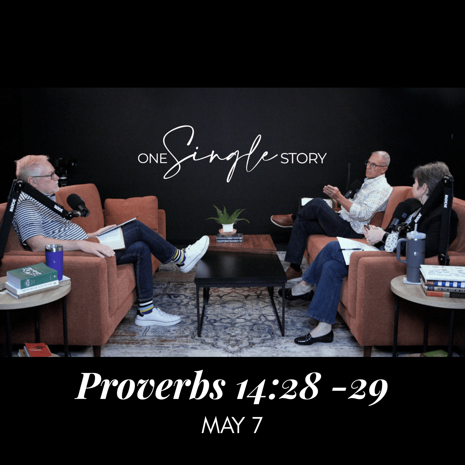 Leadership, Self-Control & the Power of Character - Proverbs 14:28-29 | May 7, 2026 - One Single Story cover