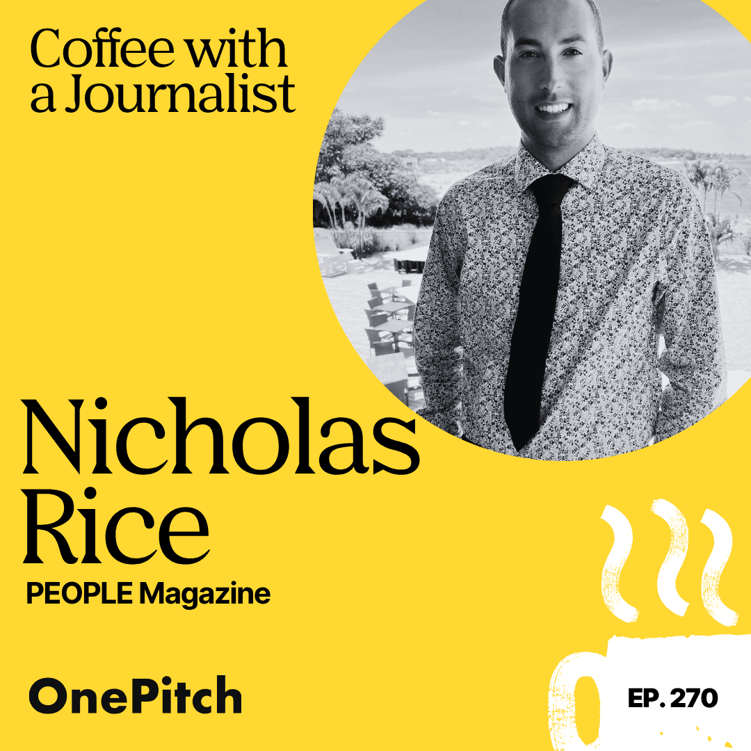 Nicholas Rice, PEOPLE Magazine - Coffee with a Journalist cover