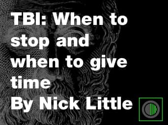 TBI: when to stop and when to give time - Neuro Resus cover