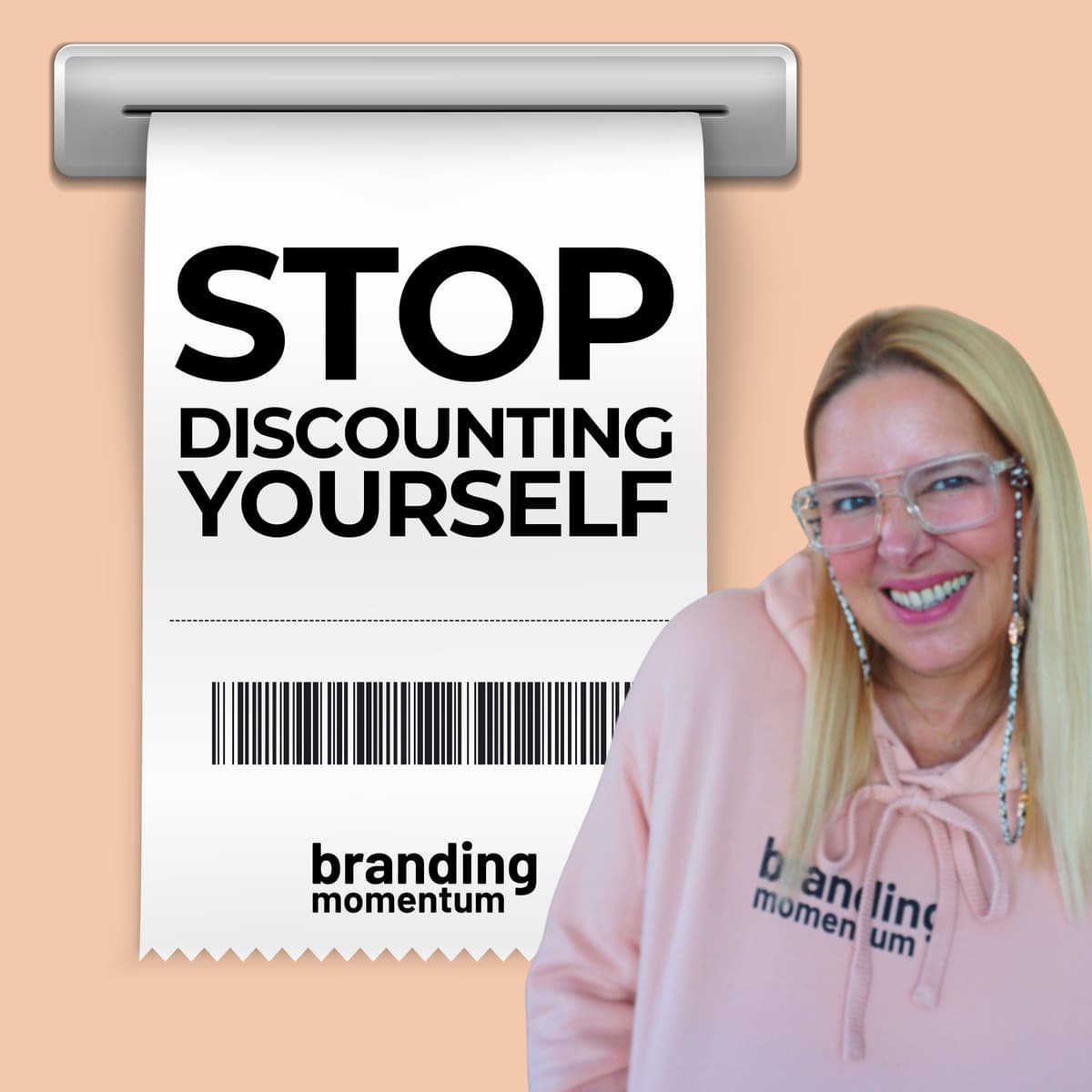 219 | Stop Discounting Yourself: How Service Businesses Stay Visible During the Holidays - Branding Momentum with Veronica Di Polo cover