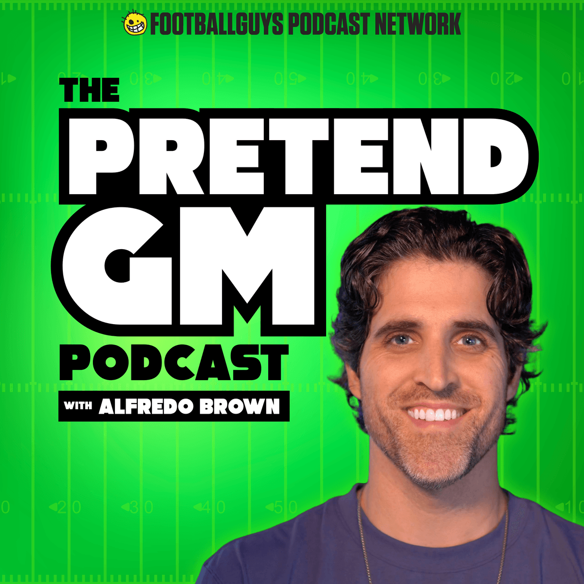 How Tera Roberts Uses Data to Take Smart Risks in Fantasy Football | The Pretend GM Podcast - Footballguys Fantasy Football Show cover