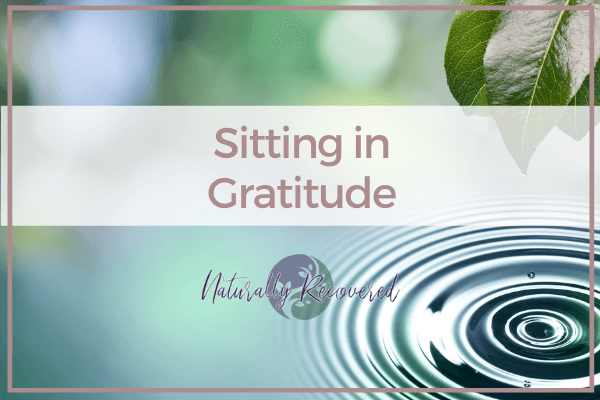 95 - Sitting in Gratitude - Naturally Recovered - Recovery Based Meditations with Ashlie cover