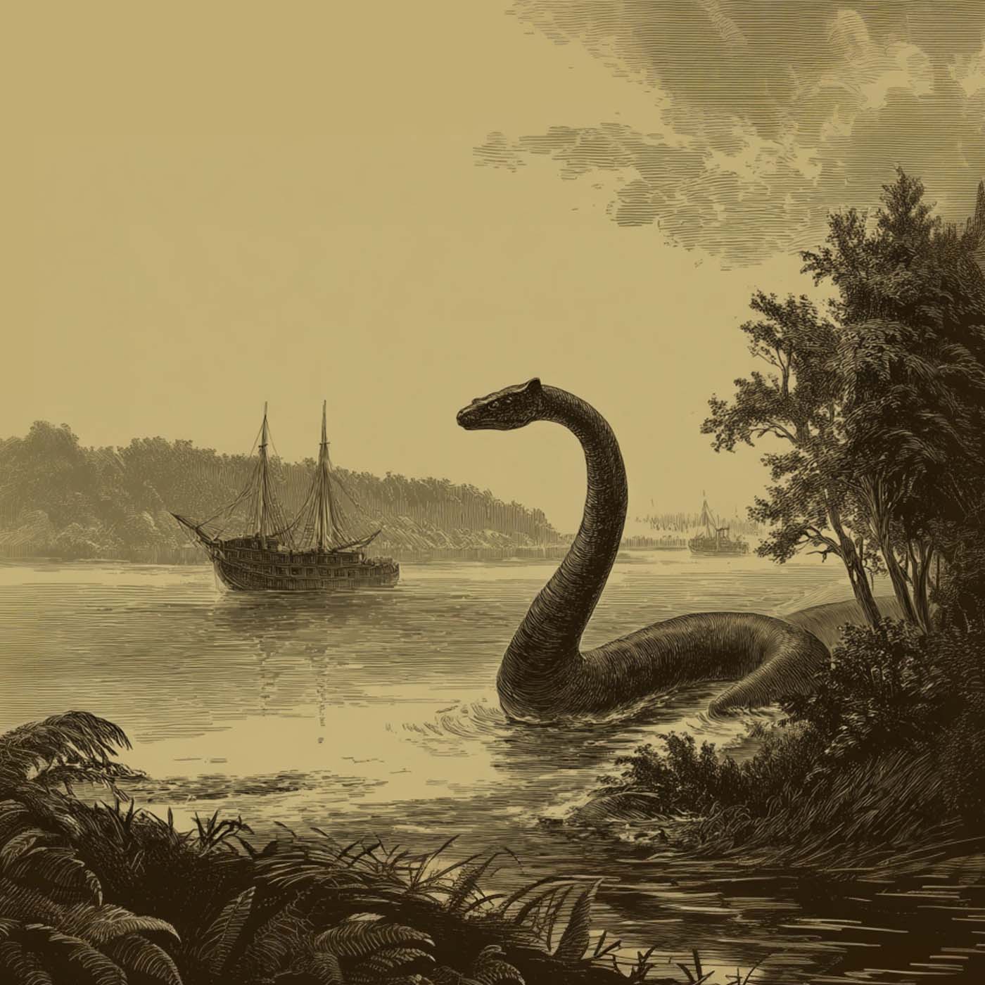 The Connecticut River Monster - New England Legends Podcast cover