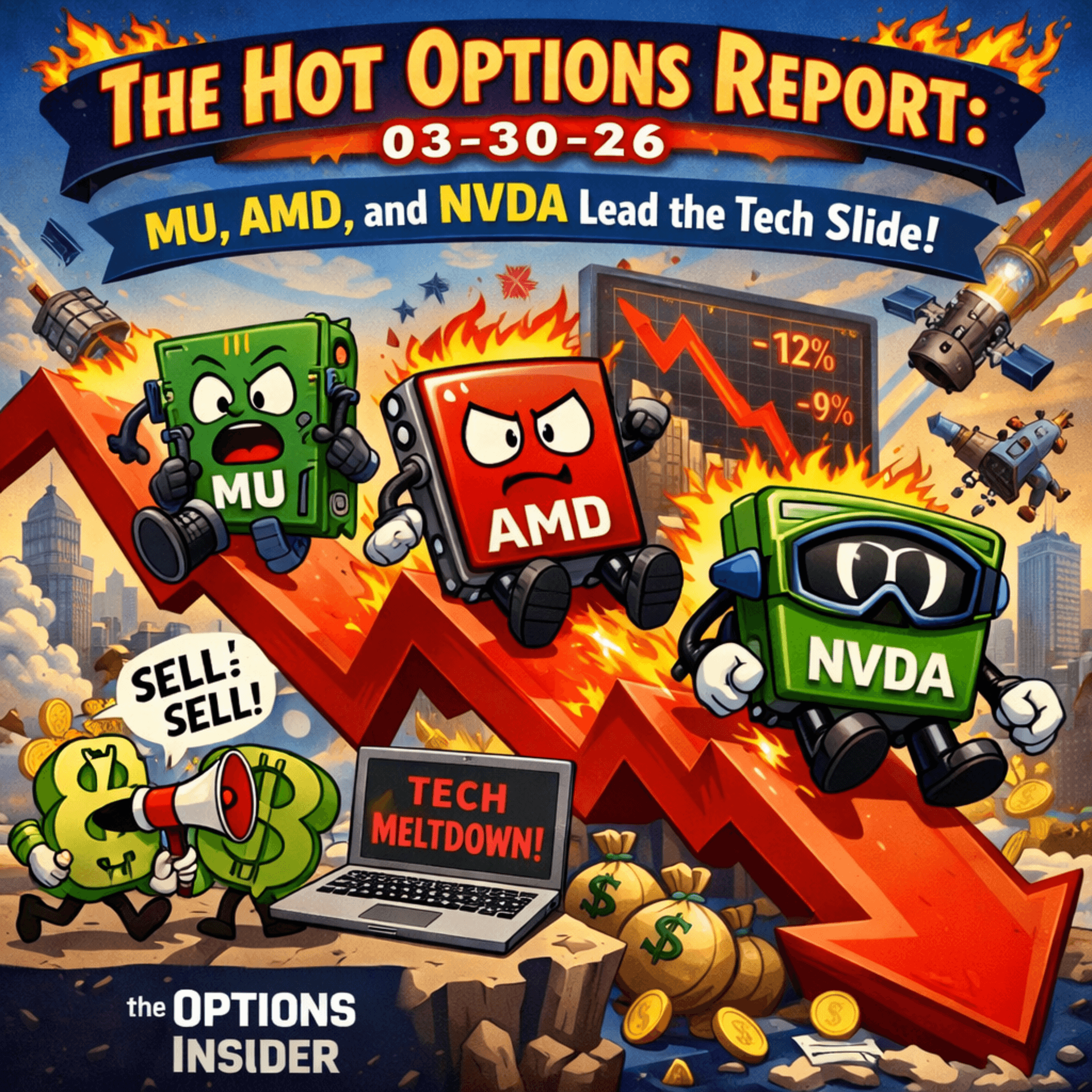 The Hot Options Report: 03-30-26 - The Options Insider Radio Network cover