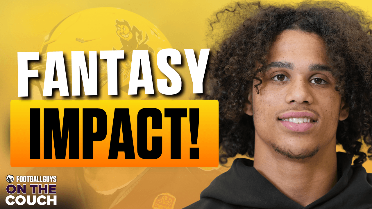 On The Couch: First‑Round WR Firepower — Tyson, Tate, Lemon & Fantasy Impact with Dan Schneier - The Audible cover