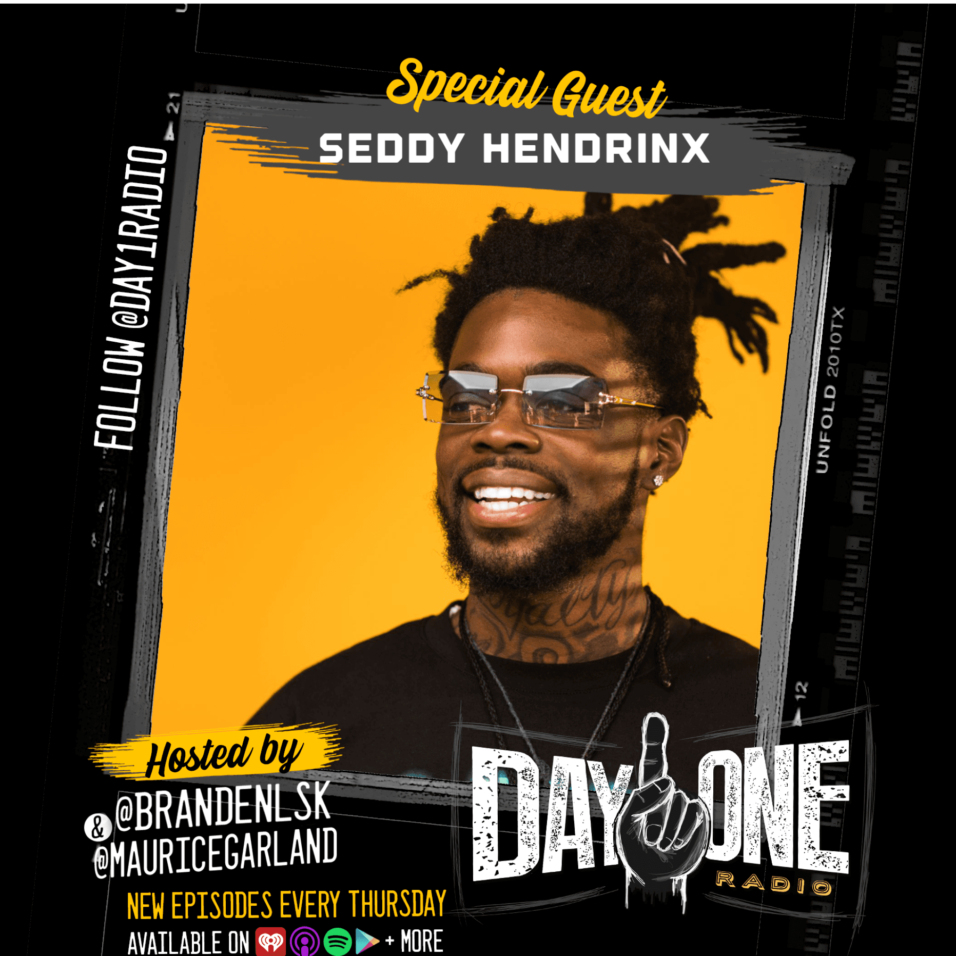 Seddy Hendrinx Talks Breaking out of Duval - Day 1 Radio cover