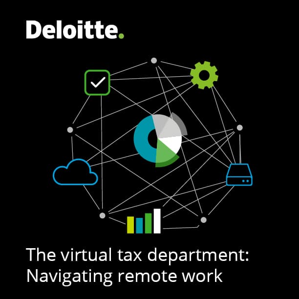 The virtual tax department: Navigating remote work — Tax + Tech cover