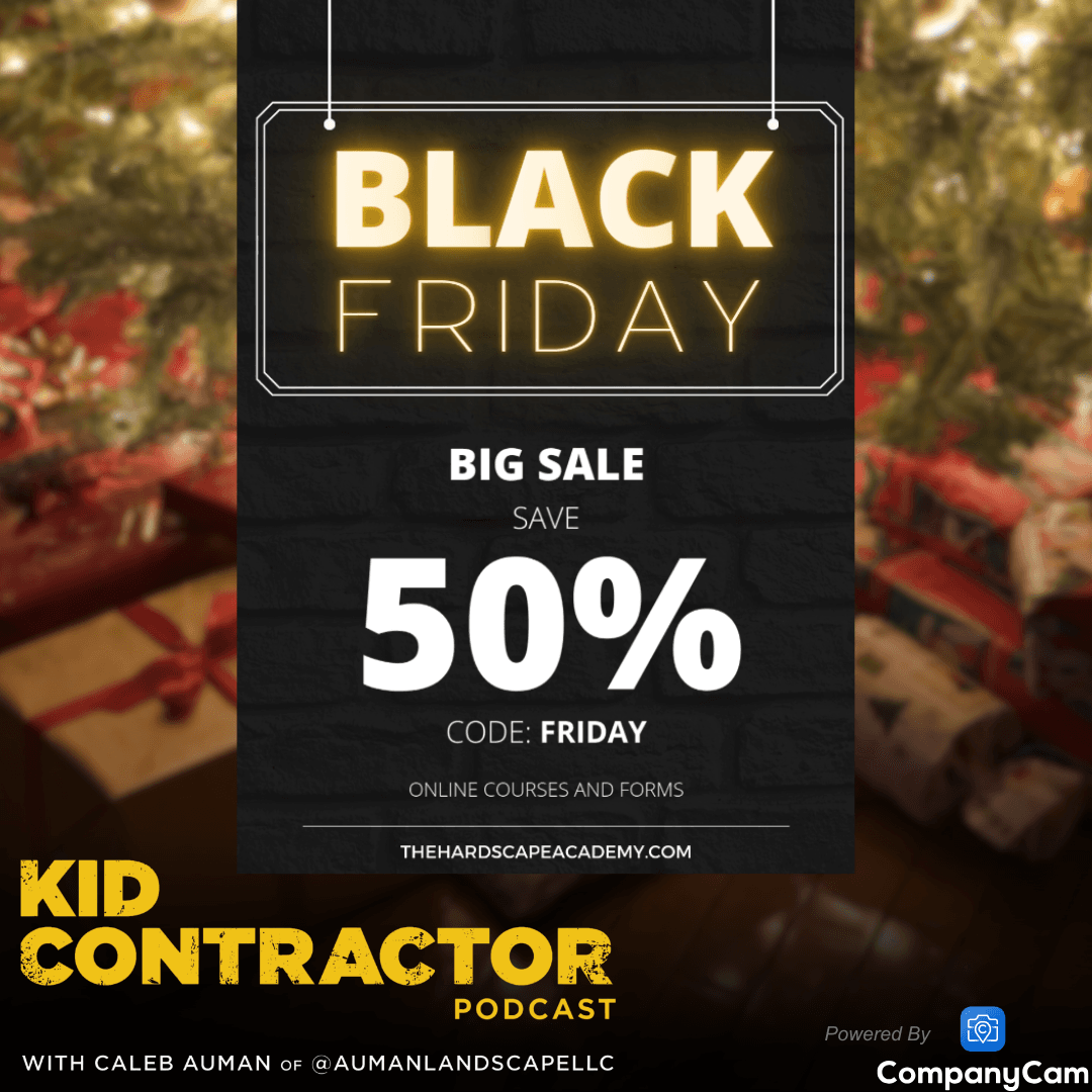 Ep 556. Don't Blink - Kid Contractor Podcast with Caleb Auman cover