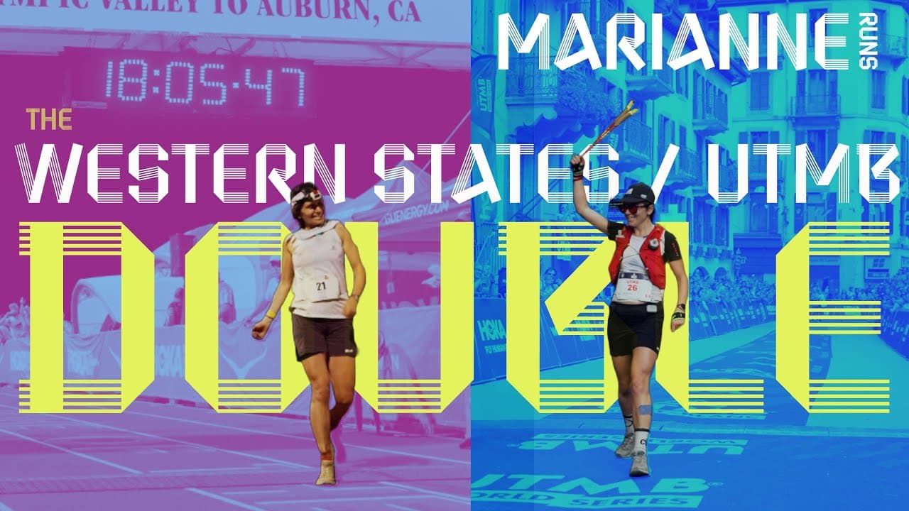Marianne Runs - The Western States / UTMB Double w/ Matt Daniels as Co-Host - The Training For Ultra Podcast with Rob Steger cover