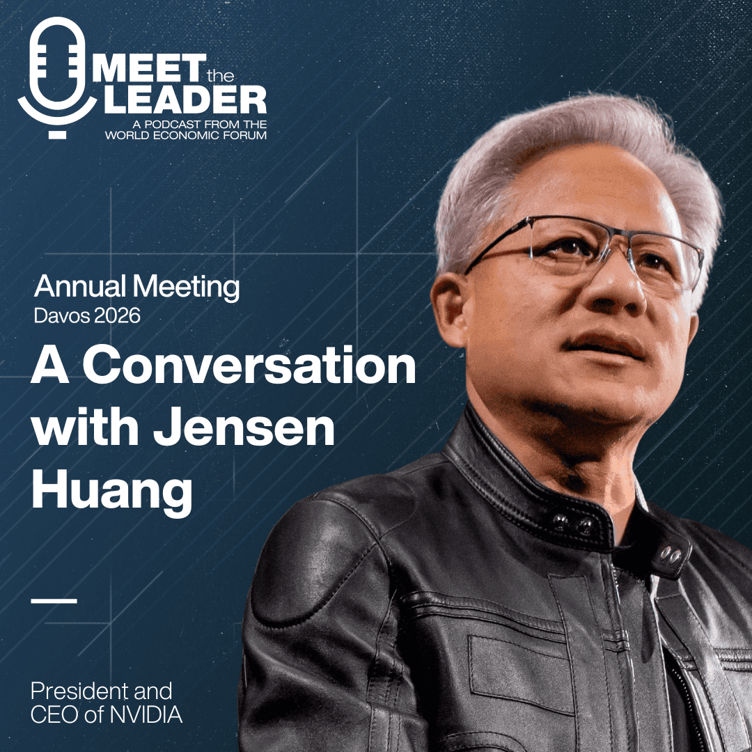 Davos 2026: Conversation with Jensen Huang, President and CEO of NVIDIA — Meet The Leader cover