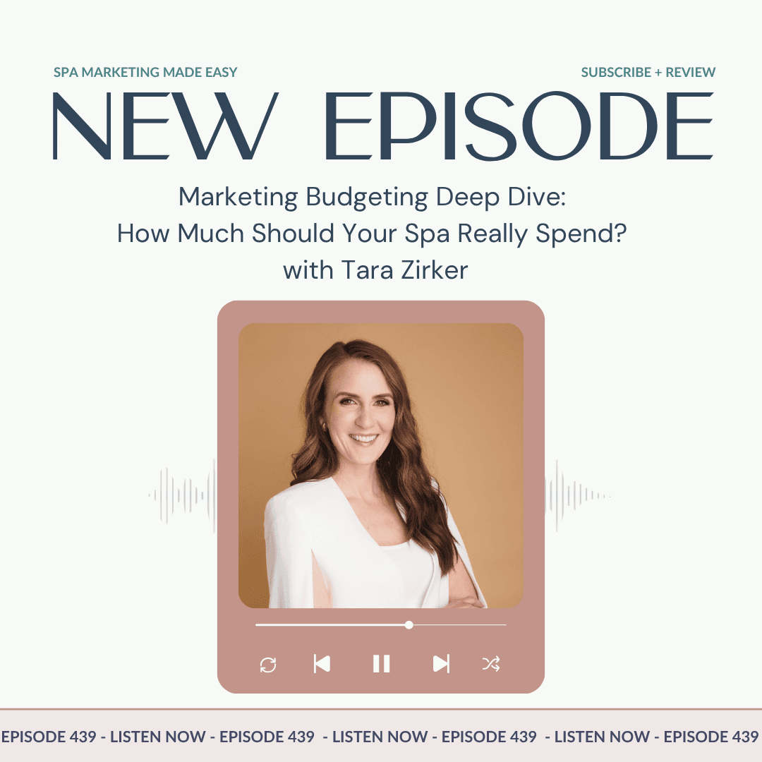 SMME #439 Marketing Budgeting Deep Dive: How Much Should Your Spa Really Spend? - Spa Marketing Made Easy | Spa Business Growth cover